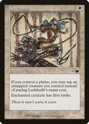 Lashknife card from Nemesis