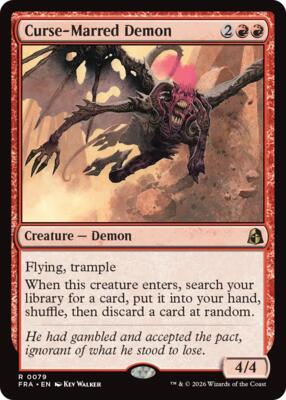 Curse-Marred Demon card from Reality Fracture