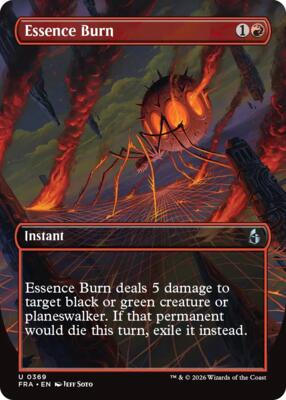 Essence Burn (Borderless) card from Reality Fracture