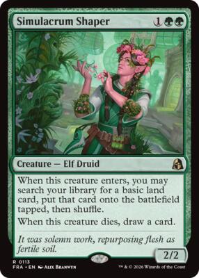 Simulacrum Shaper card from Reality Fracture