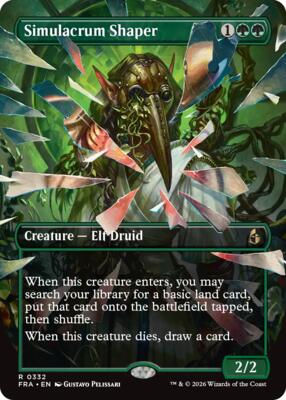 Simulacrum Shaper (Borderless) card from Reality Fracture