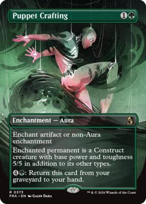 Puppet Crafting (Borderless) card from Reality Fracture