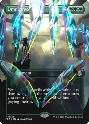 Omnipresence (Borderless) (Facet Foil) (0459) card from Reality Fracture