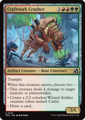Craftwork Crusher card from Reality Fracture