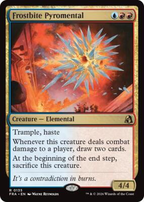 Frostbite Pyromental card from Reality Fracture