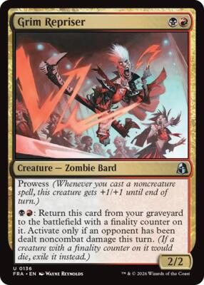 Grim Repriser card from Reality Fracture