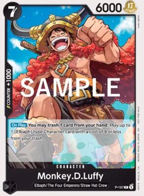 Monkey.D.Luffy (Pirates Party 2026 Vol. 3) card from One Piece Promotion Cards