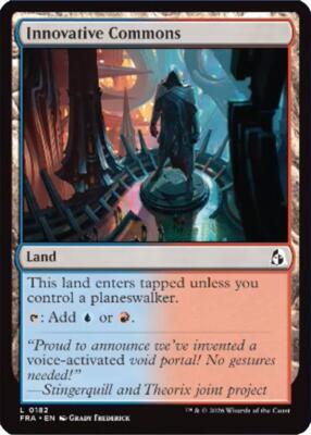 Innovative Commons card from Reality Fracture
