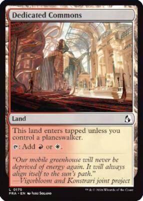 Dedicated Commons card from Reality Fracture