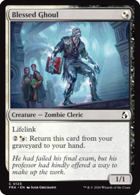 Blessed Ghoul card from Reality Fracture