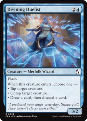 Divining Duelist card from Reality Fracture