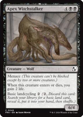 Apex Witchstalker card from Reality Fracture