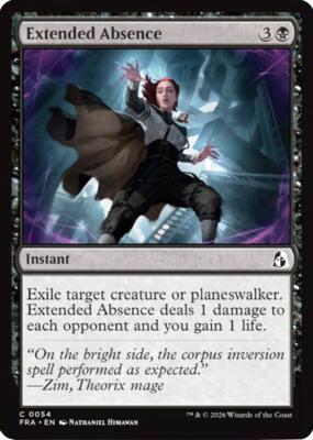 Extended Absence card from Reality Fracture