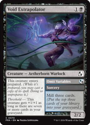 Void Extrapolator card from Reality Fracture