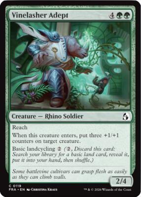 Vinelasher Adept card from Reality Fracture