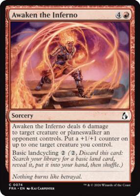 Awaken the Inferno card from Reality Fracture