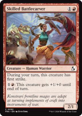 Skilled Battlecarver card from Reality Fracture