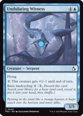 Undulating Witness card from Reality Fracture