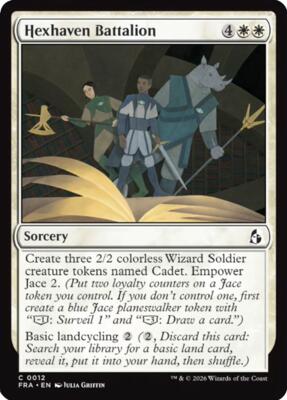 Hexhaven Battalion card from Reality Fracture
