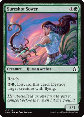 Sureshot Sower card from Reality Fracture