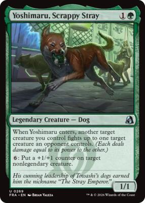 Yoshimaru, Scrappy Stray card from Reality Fracture