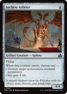 Archive Arbiter card from Reality Fracture