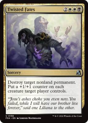 Twisted Fates card from Reality Fracture