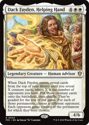 Dack Fayden, Helping Hand card from Commander: Reality Fracture