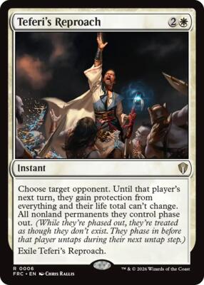 Teferi's Reproach card from Commander: Reality Fracture