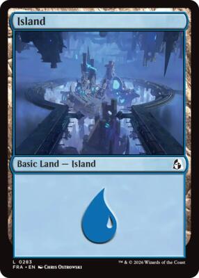 Island (0283) card from Reality Fracture