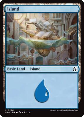 Island (0284) card from Reality Fracture