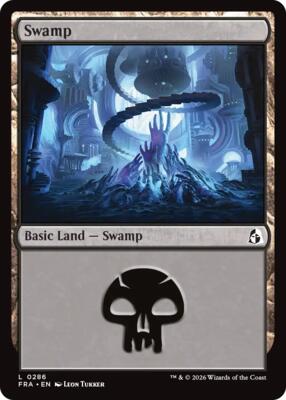 Swamp (0286) card from Reality Fracture