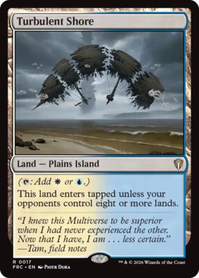 Turbulent Shore card from Commander: Reality Fracture