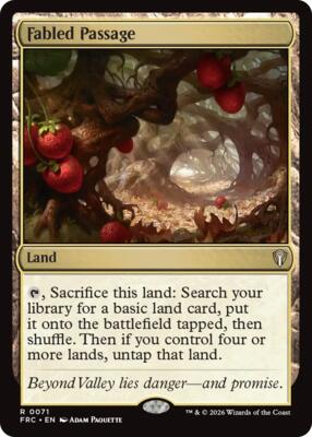 Fabled Passage card from Commander: Reality Fracture