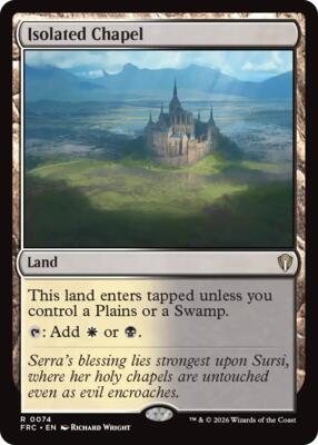 Isolated Chapel card from Commander: Reality Fracture