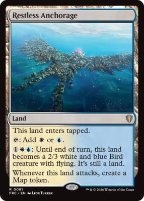 Restless Anchorage card from Commander: Reality Fracture
