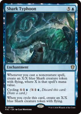 Shark Typhoon card from Commander: Reality Fracture