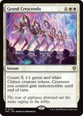 Grand Crescendo card from Commander: Reality Fracture