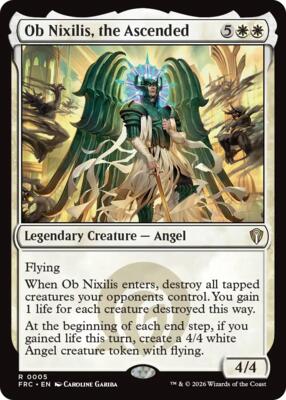 Ob Nixilis, the Ascended card from Commander: Reality Fracture