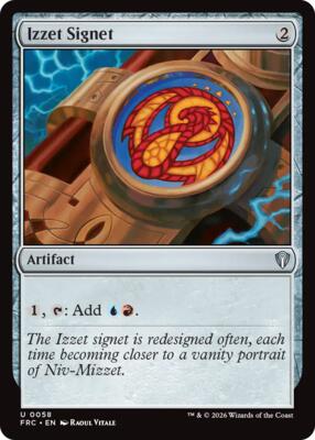 Izzet Signet card from Commander: Reality Fracture