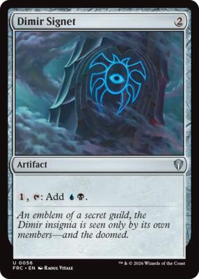 Dimir Signet card from Commander: Reality Fracture