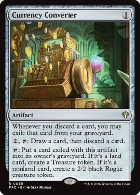 Currency Converter card from Commander: Reality Fracture