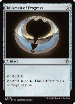 Talisman of Progress card from Commander: Reality Fracture