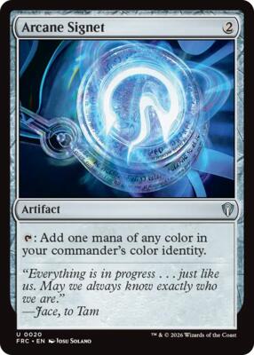 Arcane Signet card from Commander: Reality Fracture