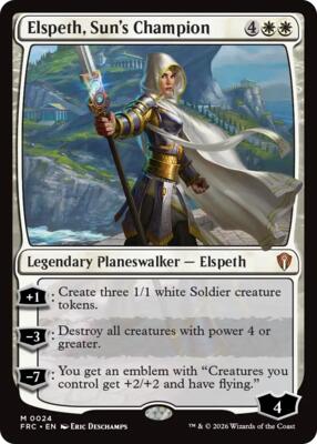 Elspeth, Sun's Champion card from Commander: Reality Fracture