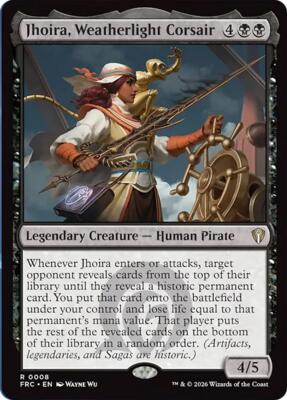 Jhoira, Weatherlight Corsair card from Commander: Reality Fracture