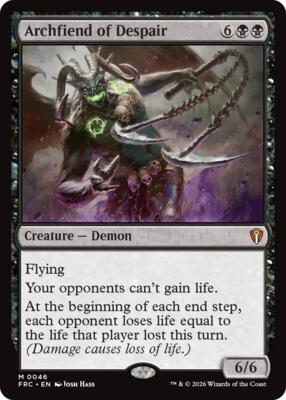 Archfiend of Despair card from Commander: Reality Fracture