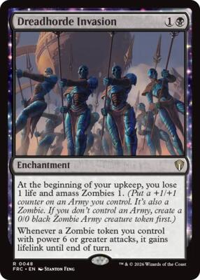 Dreadhorde Invasion card from Commander: Reality Fracture