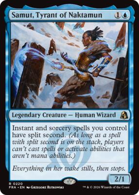 Samut, Tyrant of Naktamun card from Reality Fracture