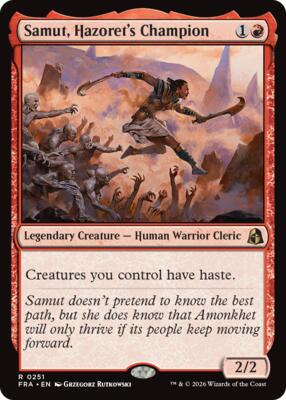 Samut, Hazoret's Champion card from Reality Fracture